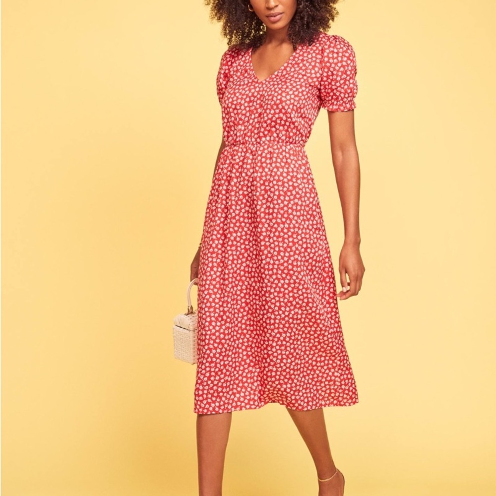Reformation Floral Midi Dress
